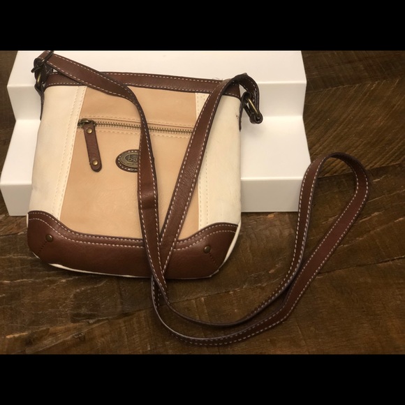 B.O.C. Born Concept Shoulder Bag In Cream/Brown - Picture 8 of 12